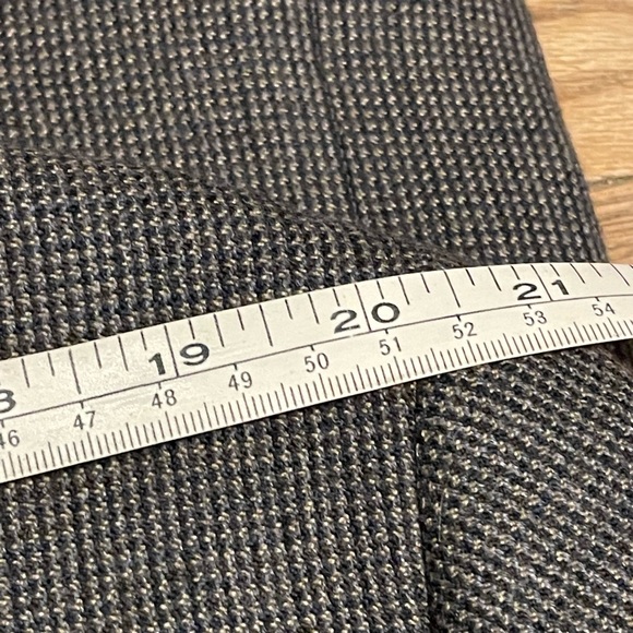 LAUREN RALPH LAUREN Multi Brown Houndstooth BLAZER SUIT COAT JACKET 46R - Picture 15 of 16